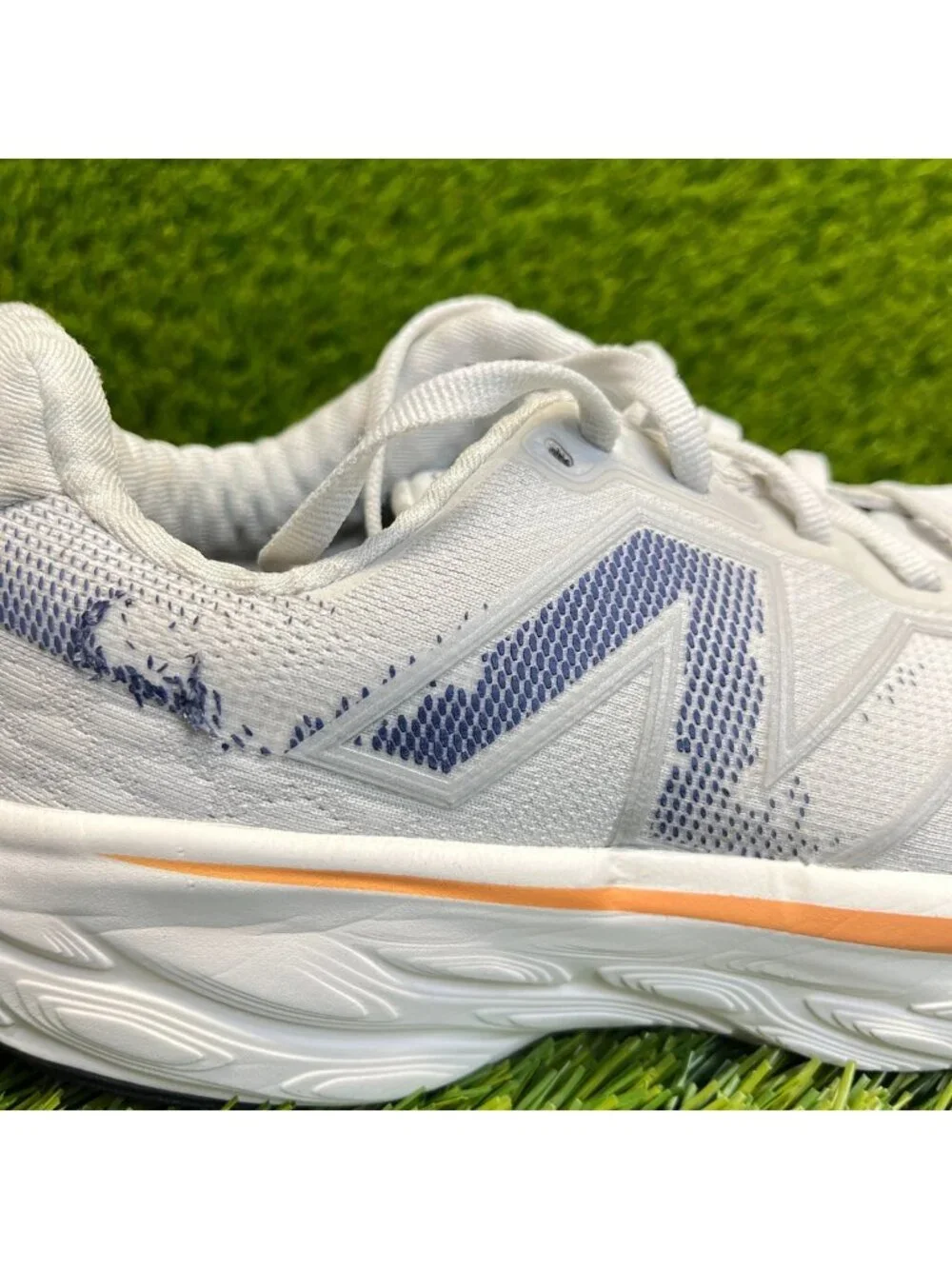 New Balance Fresh Foam x 1080v14 Womens Size 7D Gray Blue Running Shoes Sneakers
